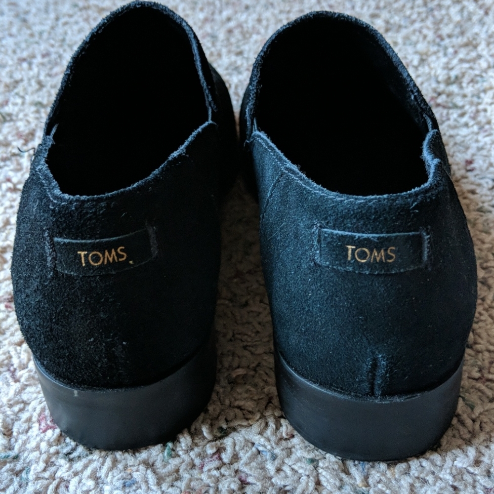 Black TOMS Ankle Booties - Picture 3 of 7